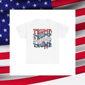 Trump 24 Retro 70's T-Shirt, Trump Hippie Shirt