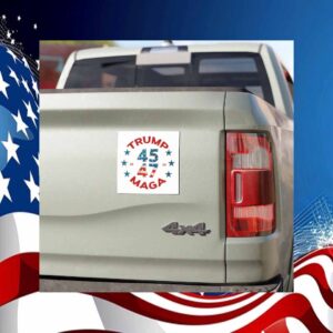 Trump 45 47 MAGA Car Magnet