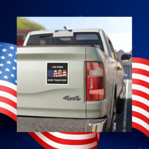 Trump American MAGA Bumper Magnet