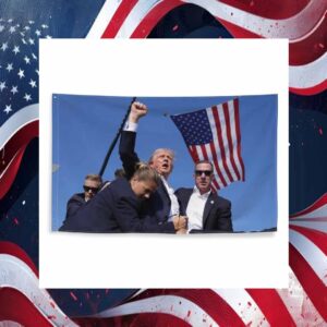 Trump Fist Pump Flag
