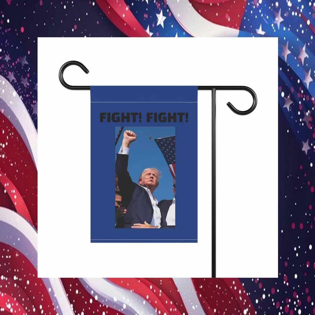Trump Flag, Trump Yard Flag Fight Fight