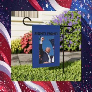 Trump Flag, Trump Yard Flag Fight Fight