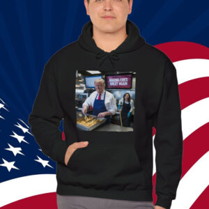 Trump Frying and Kamala Mopping Floor Shirt