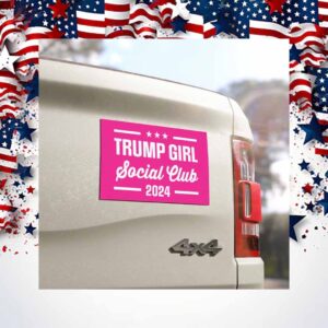 Trump Girl Social Club 2024 Car Magnet