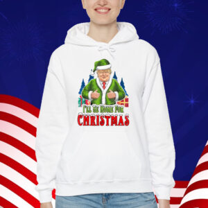Trump I'll Be Home for Christmas 2024 T-Shirt
