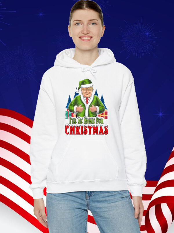 Trump I'll Be Home for Christmas 2024 T-Shirt