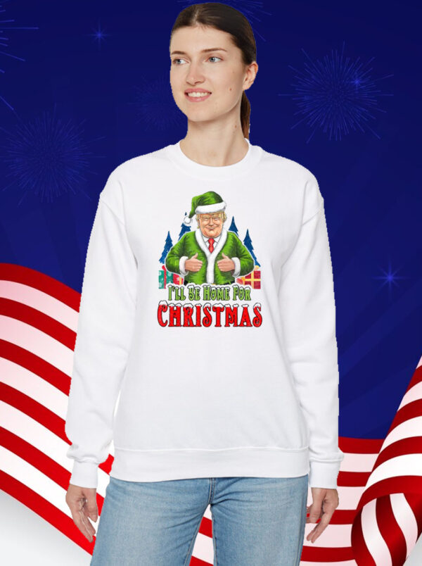 Trump I'll Be Home for Christmas 2024 T-Shirt