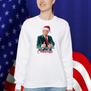 Trump I'll Be Home for Christmas Tee Shirt