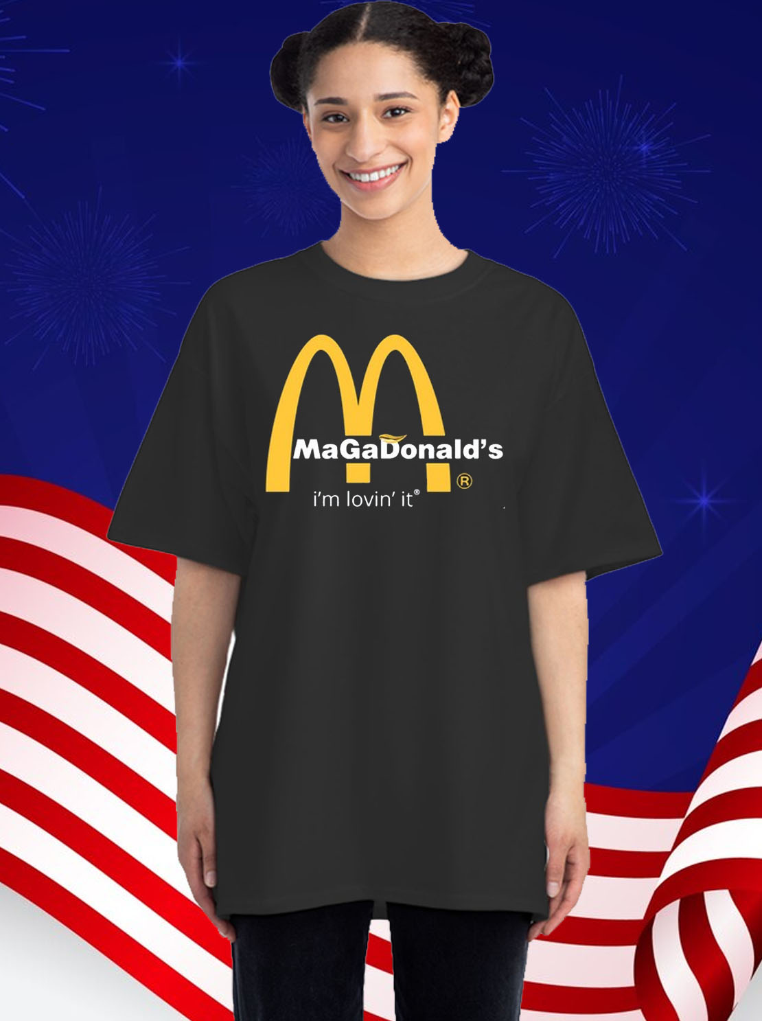 Trump Magadonald's I'm Lovin' It 2024 Shirt