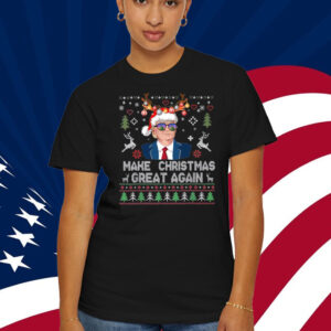 Trump Make Christmas Great Again Santa Trump Shirt