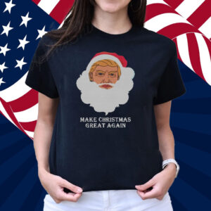 Trump Make Christmas Great Again Ugly Christmas Graphic Tee Shirt