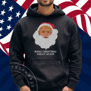 Trump Make Christmas Great Again Ugly Christmas Graphic Tee Shirt