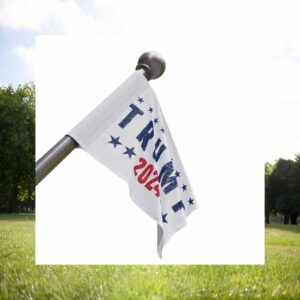 Trump President White Flag