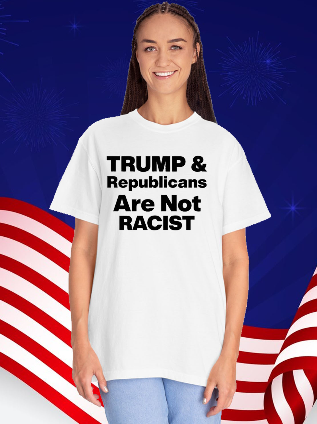 Trump & Republicans Are Not Racist Shirt