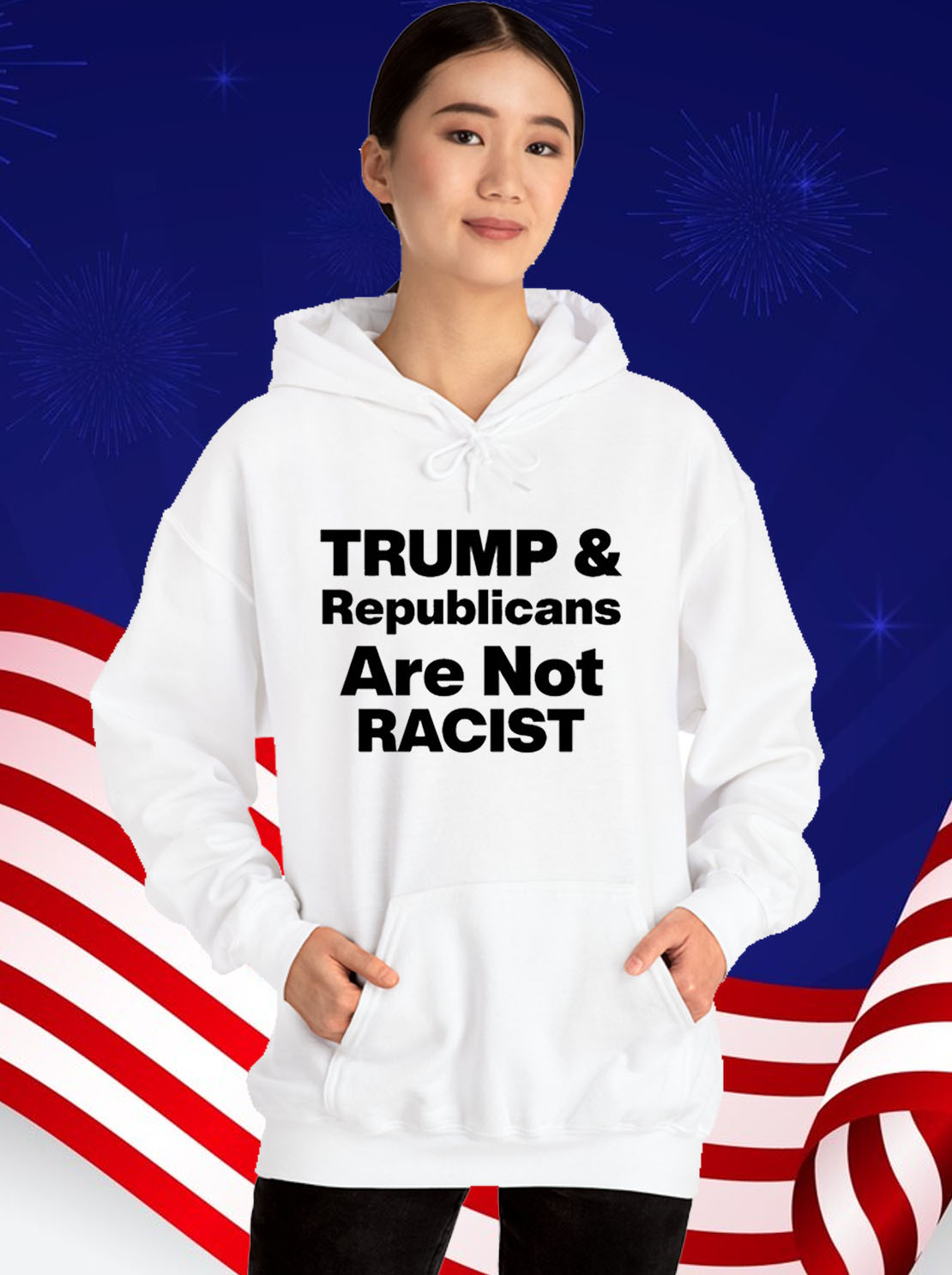 Trump & Republicans Are Not Racist Shirt