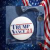 Trump Vance 2024 Button