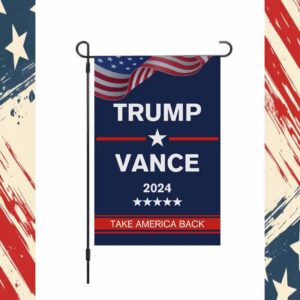 Trump Vance 2024 Garden Flag Vote MAGA Flag