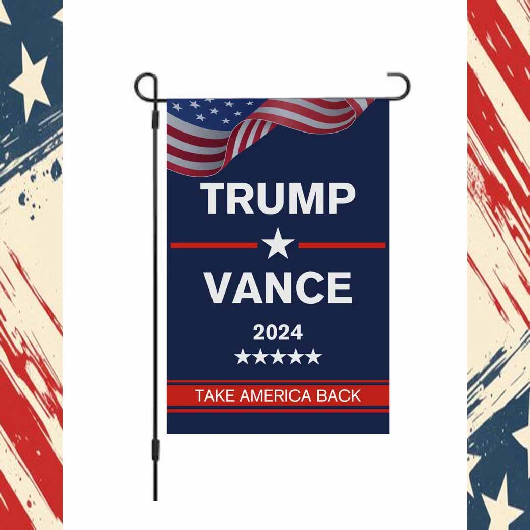 Trump Vance 2024 Garden Flag Vote MAGA Flag