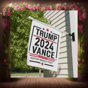 Trump Vance 2024 Keepping America First Flag