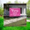 Trump Vance 2024 Make America Great Again Pink Yard Sign