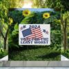 Trump Vance Election 2024, Vote For The Least Worst Yard Sign