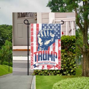 Trump Vance For Us Fight Flag