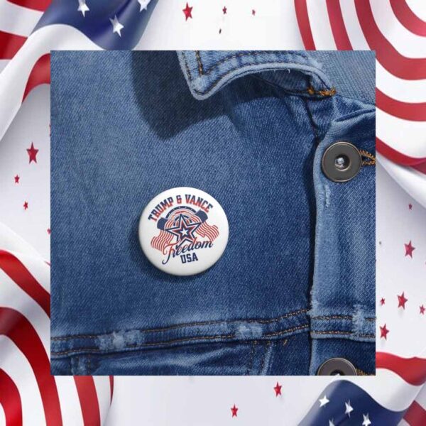Trump & Vance Freedom USA Button