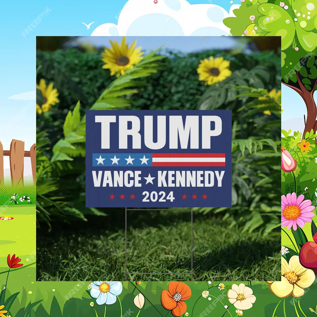 Trump Vance Kennedy 2024 Yard Sign Kennedy 2024 Yard Sign
