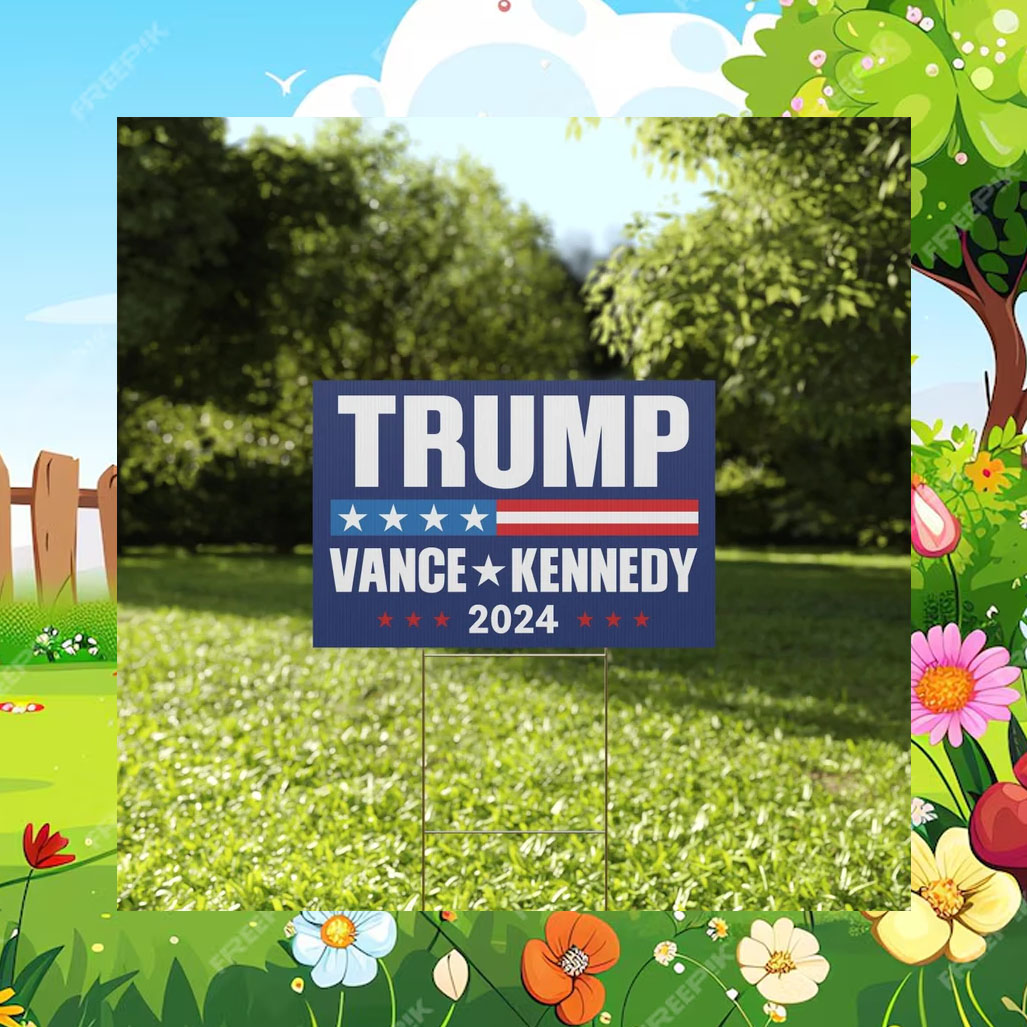 Trump Vance Kennedy 2024 Yard Sign Kennedy 2024 Yard Sign