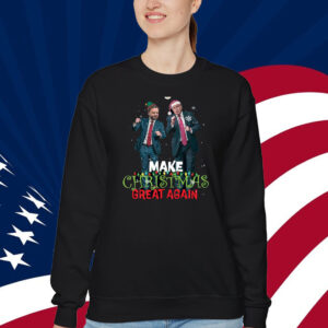 Trump Vance Make Christmas Great Again - Humorous Christmas T-Shirt