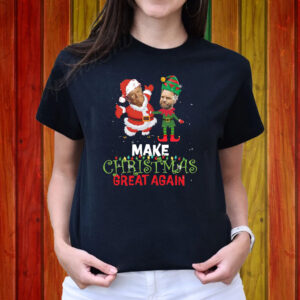 Trump Vance Make Christmas Great Again - Humorous Christmas Tee Shirt