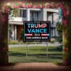 Trump Vance President 2024 Lawn Yard Sign