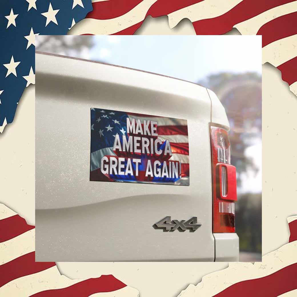 Trump Vance President Make America Great Again Car Magnet