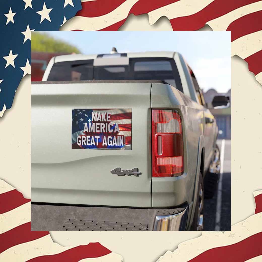 Trump Vance President Make America Great Again Car Magnet