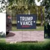 Trump Vance President Obviously For The People Yard Sgin