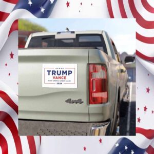 Trump Vance President 2024 Make America Great Again Car Magnet