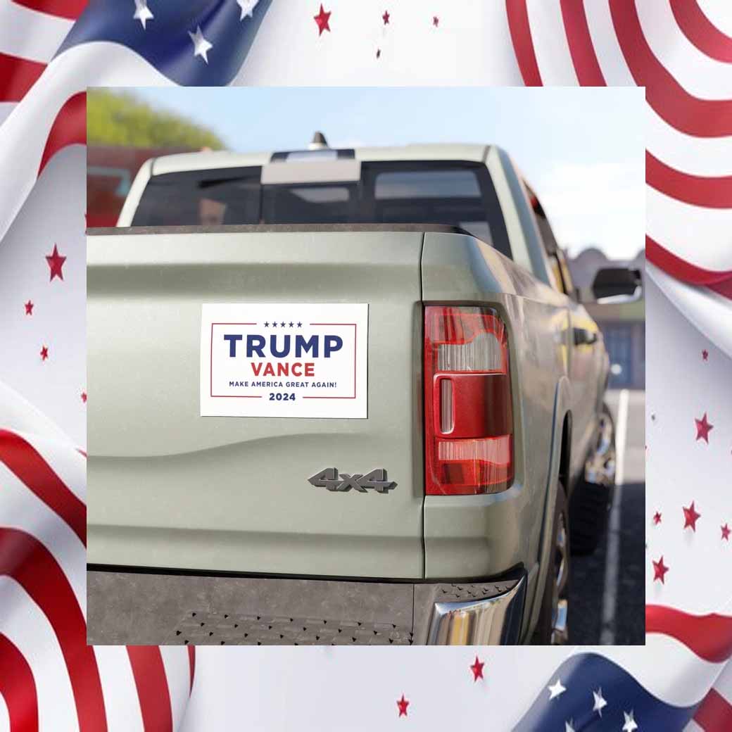Trump Vance President 2024 Make America Great Again Car Magnet