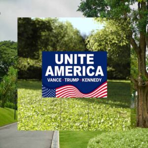 Trump Vance Unite America 2024 Yard Sign