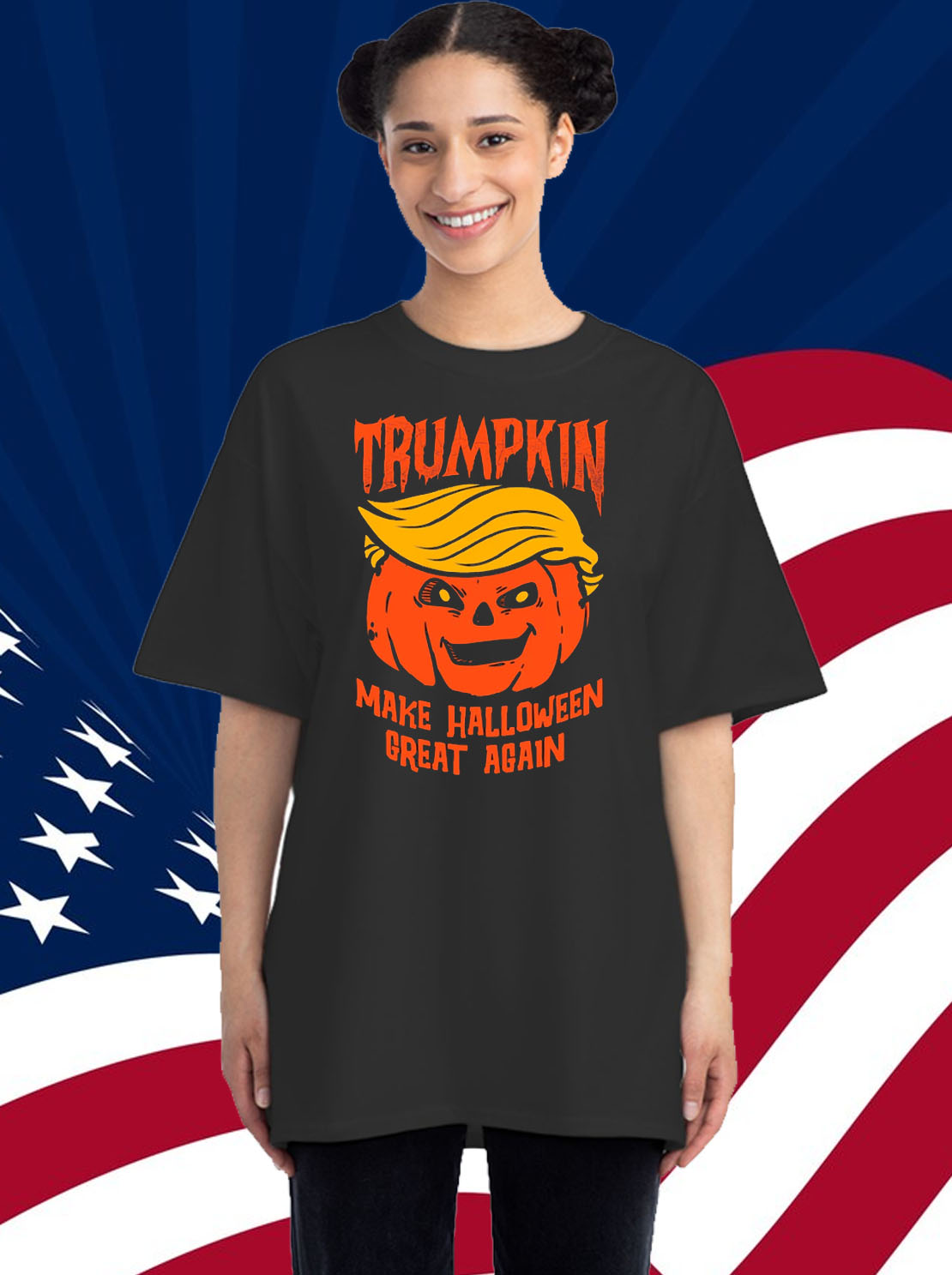 Trumpkin Make Halloween Great Again Shirt