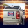 VETERANS FOR TRUMP Car Magnet