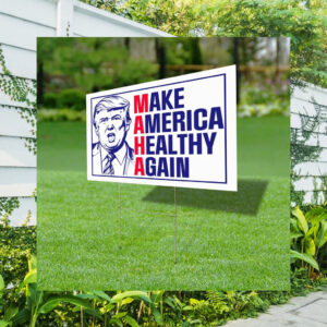 Vance Trump Kennedy 2024 Sign, Make America Healthy Again Yard Sign