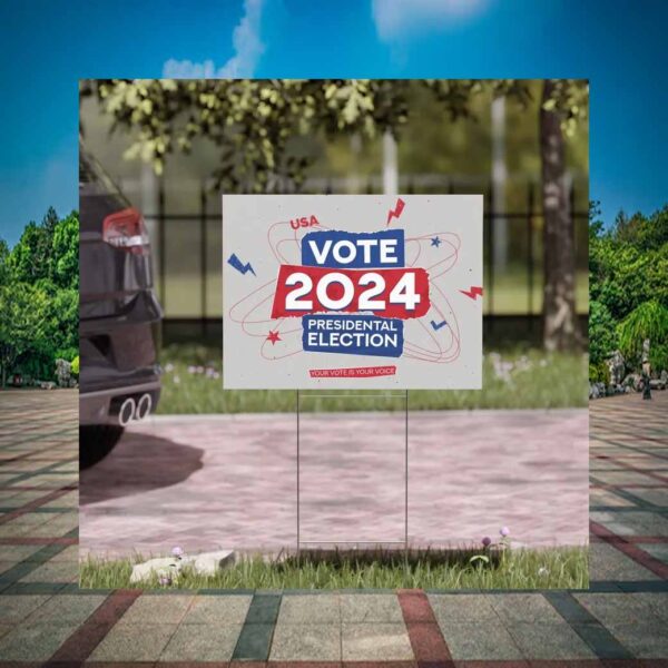Vote 2024 Presidential Election USA, Vote Trump Vance Yard Sign