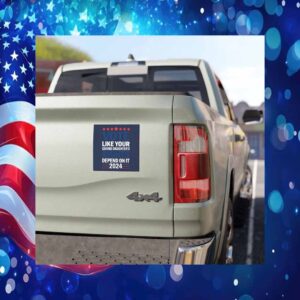 Vote Like Your Granddaughters Right Depend On It Trump Vance Car Magnet