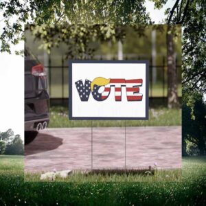 Vote Trump President 2024 Yard Sign