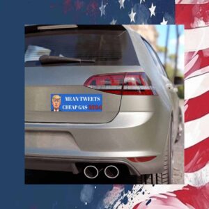 Vote Trump Vance 2024, Maaen Tweets Cheap Gas 2024 Car Magnet
