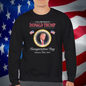 47th President Donald J Trump Seal Of The President Of The United States Inauguration Day January 20th, 2025 T-Shirt