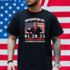 47th USA President Trump Inauguration Day 2025 Celebration Premium T-Shirt