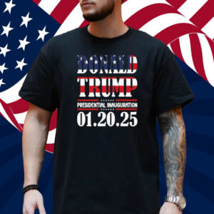 47th USA President Trump Inauguration Day 2025 Celebration Shirt
