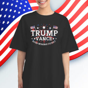 Congratulation Trump Vance 2024 Wining Ticket T-Shirt