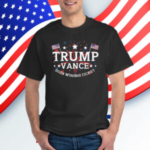 Congratulation Trump Vance 2024 Wining Ticket T-Shirt